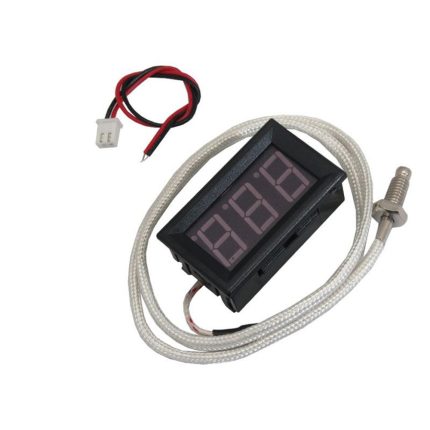 XH-B310 12V K Tipi M6 Termokupl Dijital Kırmızı Termometre