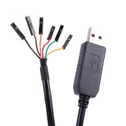 FT232RL USB - TTL Seri Haberleşme Adaptör Kablosu (RTS/CTS Akış Kontrolü - 6 Pinli)
