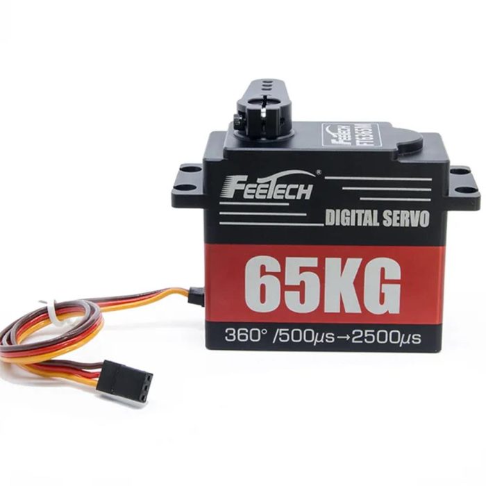 feetech-ft6365m-360-derece-pwm-65kg-celik-disli-su-gecirmez-servo-motor-8170.jpg FeeTech FT6365M 360 Derece PWM 65KG Çelik Dişli Su Geçirmez Servo Motor - Görsel 3