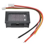 0.28 inç 100V 10A Çift LED Ekranlı Voltmetre ve Ampermetre Modülü