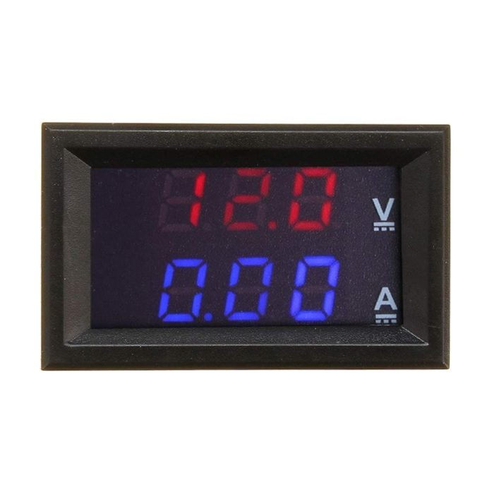 0.28 inç 100V 10A Çift LED Ekranlı Voltmetre ve Ampermetre Modülü - Görsel 3