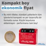 Shelly 1PM Mini Gen3 Enerji Ölçer Röle - Görsel 2