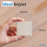 Shelly BLU 4 Butonlu Duvar Anahtarı - Görsel 2
