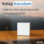 Shelly BLU 4 Butonlu Duvar Anahtarı - Görsel 7