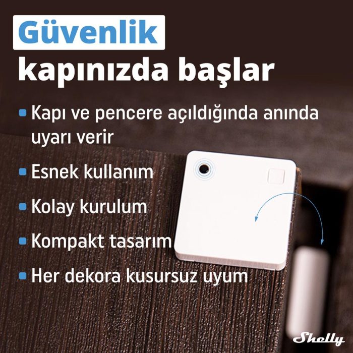 Shelly BLU Kapı ve Pencere Sensörü - Görsel 3