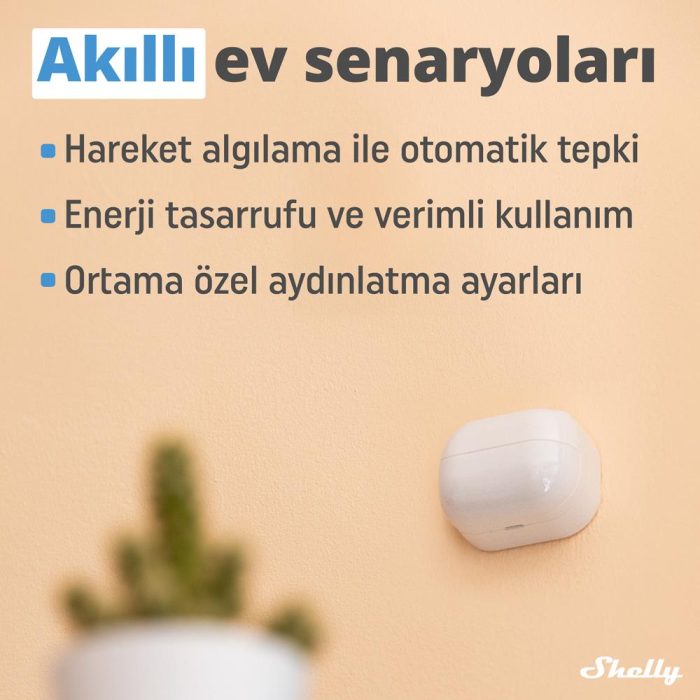 Shelly BLU Motion Bluetooth Hareket Sensörü - Görsel 3