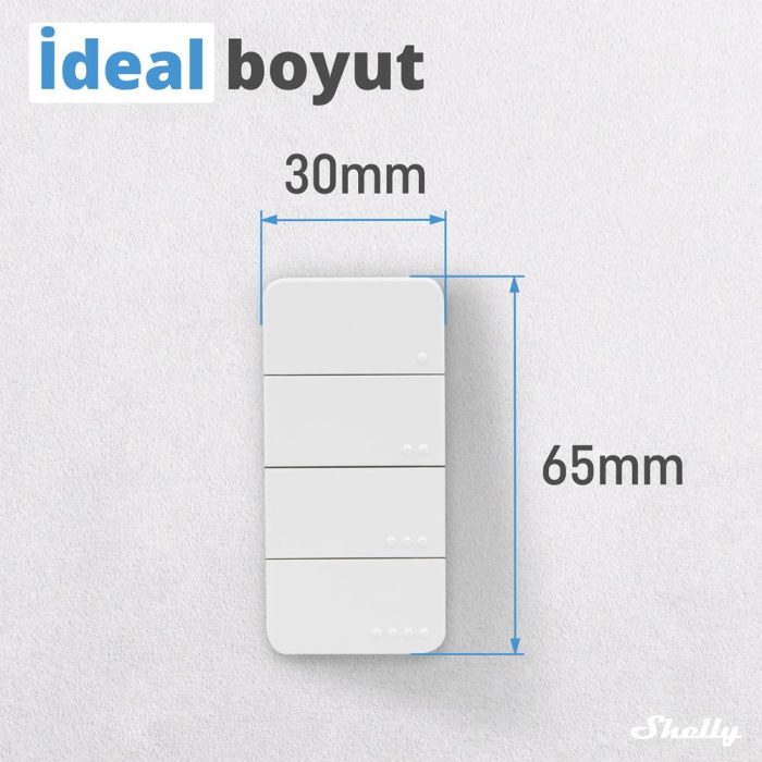 Shelly BLU RC 4 Butonlu Kumanda - Görsel 2