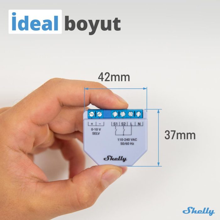 Shelly Plus 0-10V Dimmer Röle - Görsel 6