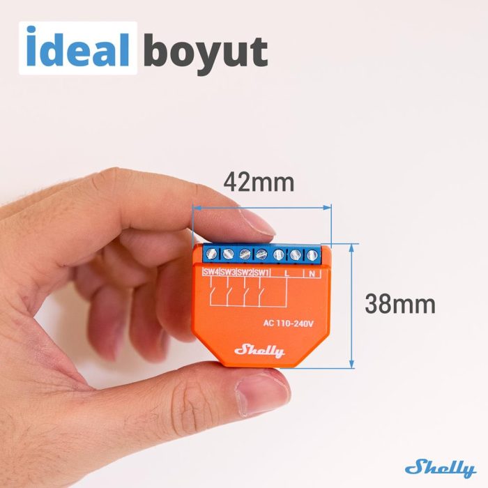 Shelly Plus i4 DC Dijital Giriş Rölesi - Görsel 7