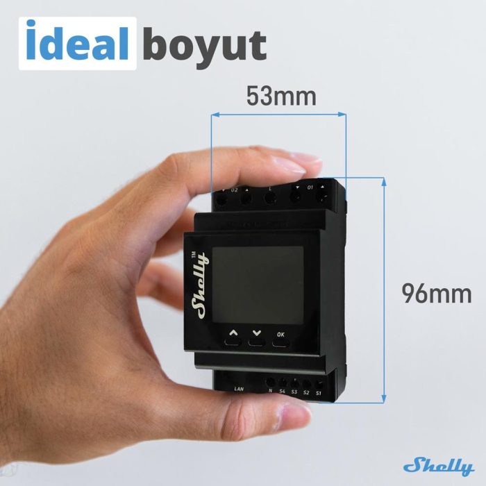 Shelly Pro Dual Çift Motorlu Panjur Kontrol Rölesi - Görsel 7