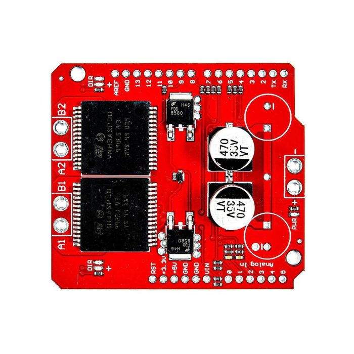 VNH3ASP30 Dual Monster Moto Shield DC Motor Sürücüsü 2x14A - Görsel 4