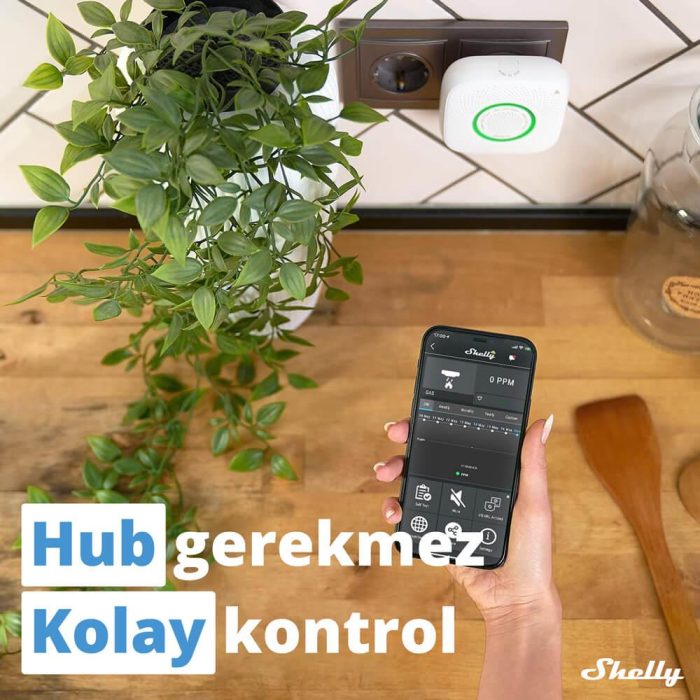 Shelly GAS Akıllı CNG Gaz Dedektörü - Görsel 5