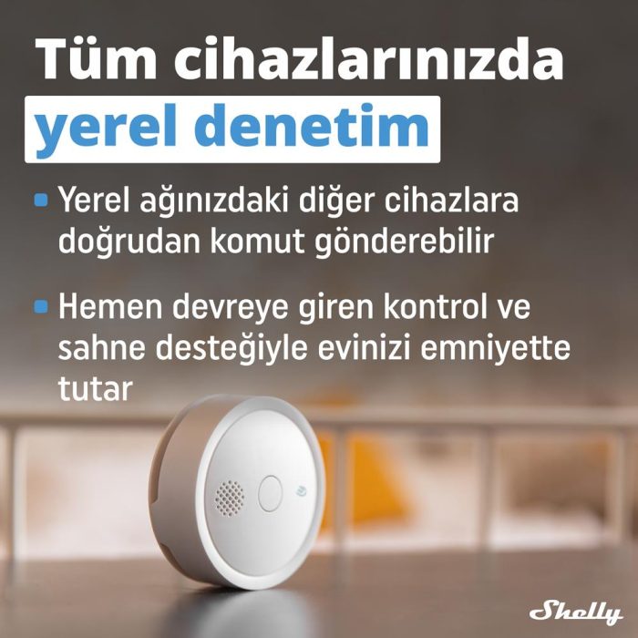 Shelly Plus Akıllı Duman Dedektörü - Görsel 4
