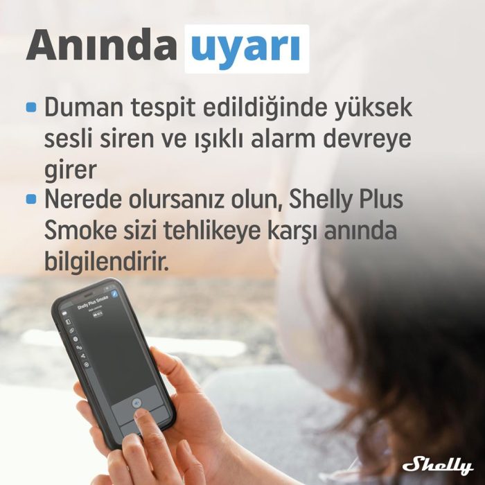 Shelly Plus Akıllı Duman Dedektörü - Görsel 3