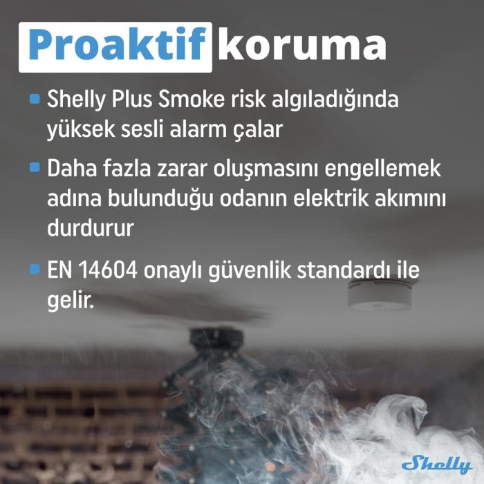 Shelly Plus Akıllı Duman Dedektörü - Görsel 6