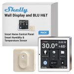 Shelly Wall Display & BLU H&T Beyaz Merkezi Kontrol Panel Seti
