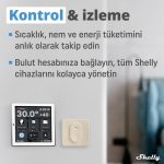 Shelly Wall Display & BLU H&T Beyaz Merkezi Kontrol Panel Seti - Görsel 2