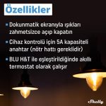 Shelly Wall Display & BLU H&T Beyaz Merkezi Kontrol Panel Seti - Görsel 3