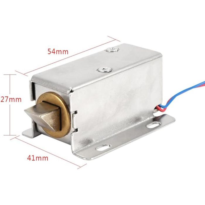 12V DC 0.8A 9.6W Solenoid Su Geçirmez Manyetik Elektronik Kapı Kilidi - Görsel 2