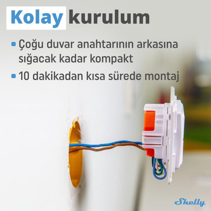 Shelly i4 Gen3 Akıllı 4 Kanallı Sahne Kontrol Rölesi - Görsel 4