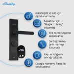 LOQED Touch Akıllı Kapı Kilidi Siyah Edition - Görsel 4