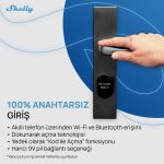 LOQED Touch Akıllı Kapı Kilidi Siyah Edition - Görsel 3