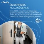 LOQED Touch Akıllı Kapı Kilidi Siyah Edition - Görsel 7
