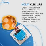 Shelly 1L Gen3 Nötrsüz Akıllı Röle - Görsel 3