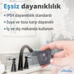 Shelly BLU H&T Siyah Bluetooth Sıcaklık ve Nem Sensörü - Görsel 6