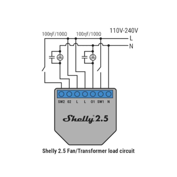 Shelly RC Snubber Devre Koruma Modülü - Görsel 3