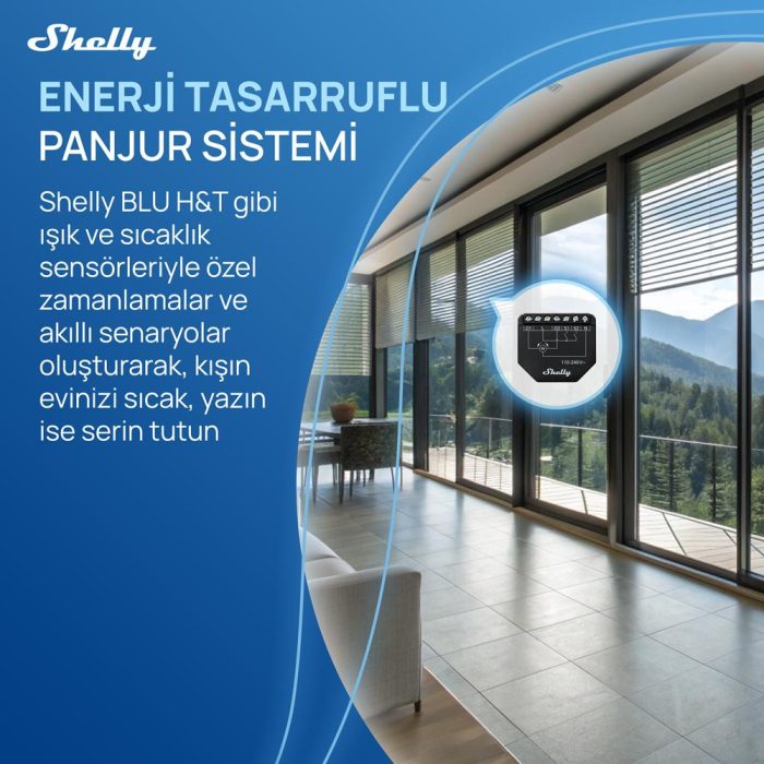 Shelly Shutter Akıllı Panjur Kontrol Rölesi - Görsel 6