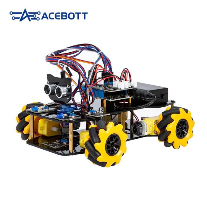 Acebott ESP32 Tekerlekli Akıllı Robot Araba Başlangıç Seti - Görsel 3