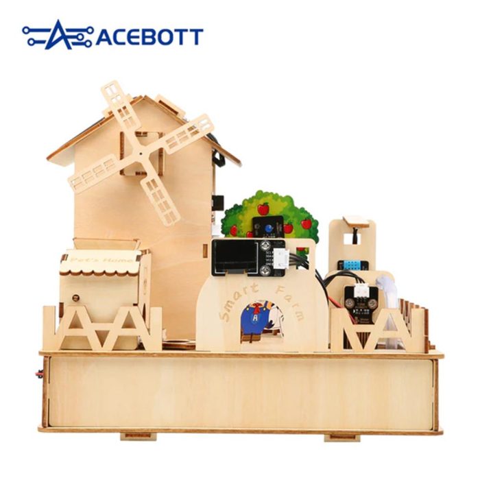 Acebott ESP32 Uyumlu IoT Wi-Fi Akıllı Tarım (Ahşap Ev) Başlangıç Seti - Görsel 3