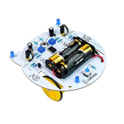 DIY Mini Kedi Görünümlü Çizgi Takip Eden Robot Kiti
