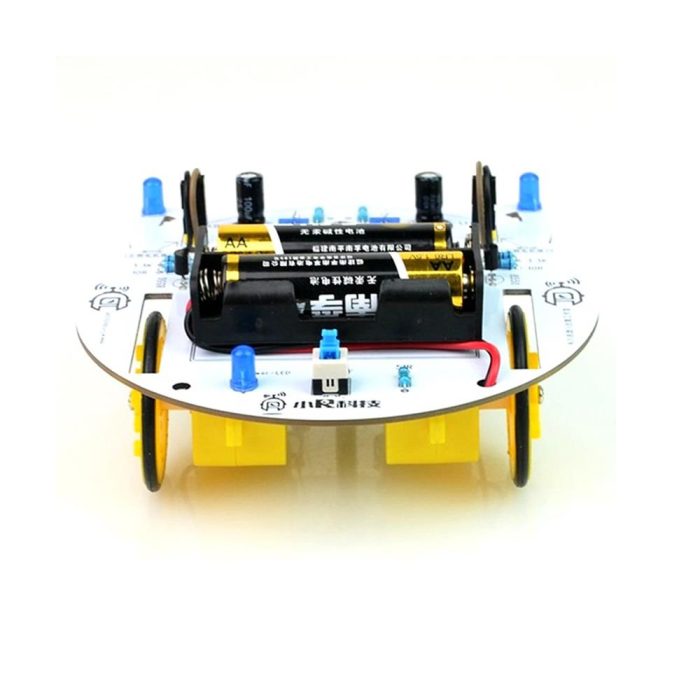 DIY Mini Kedi Görünümlü Çizgi Takip Eden Robot Kiti - Görsel 3