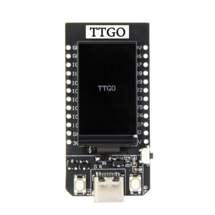 TTGO T-Display ESP32 WiFi Bluetooth Geliştirme Kartı 1.14'' LCD 4MB (CH9102F) (Lehimsiz) - Görsel 2