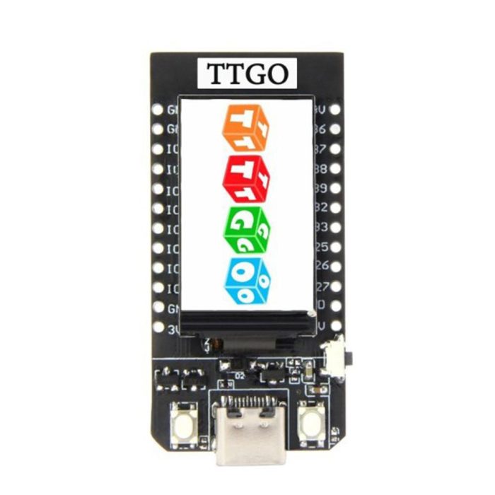 TTGO T-Display ESP32 WiFi Bluetooth Geliştirme Kartı 1.14'' LCD 4MB (CH9102F) (Lehimsiz) - Görsel 4