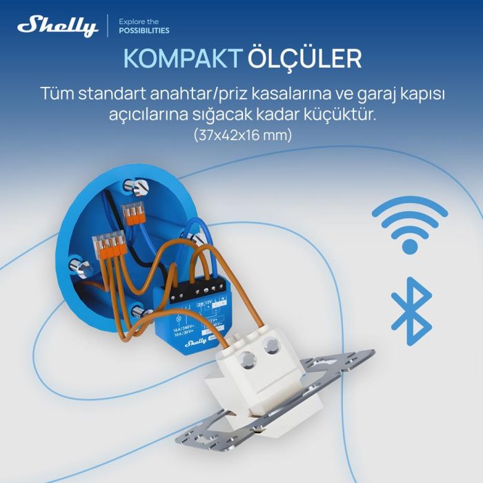 Shelly 1 Gen3 Akıllı Röle - Görsel 2