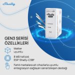 Shelly 3EM-63W Gen3 Akıllı 3 Faz Enerji Ölçer - Görsel 7