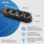 Shelly Power Strip 4 Gen4 Akıllı Çoklu Priz Siyah - Görsel 3