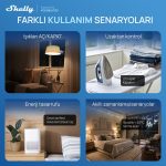 Shelly Power Strip 4 Gen4 Akıllı Çoklu Priz Siyah - Görsel 4