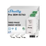 Shelly Pro 3EM 3CT 63 DIN Ray Akıllı 3 Faz Enerji Ölçer