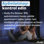 Shelly Pro Dimmer 1PM DIN Ray 1 Kanal Enerji Ölçümlü Akıllı Dimmer - Görsel 5