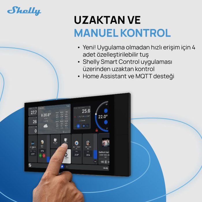 Shelly Wall Display XL Akıllı Ev Kontrol Paneli - Görsel 7