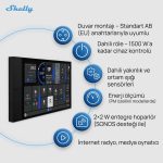 Shelly Wall Display XL Akıllı Ev Kontrol Paneli - Görsel 5