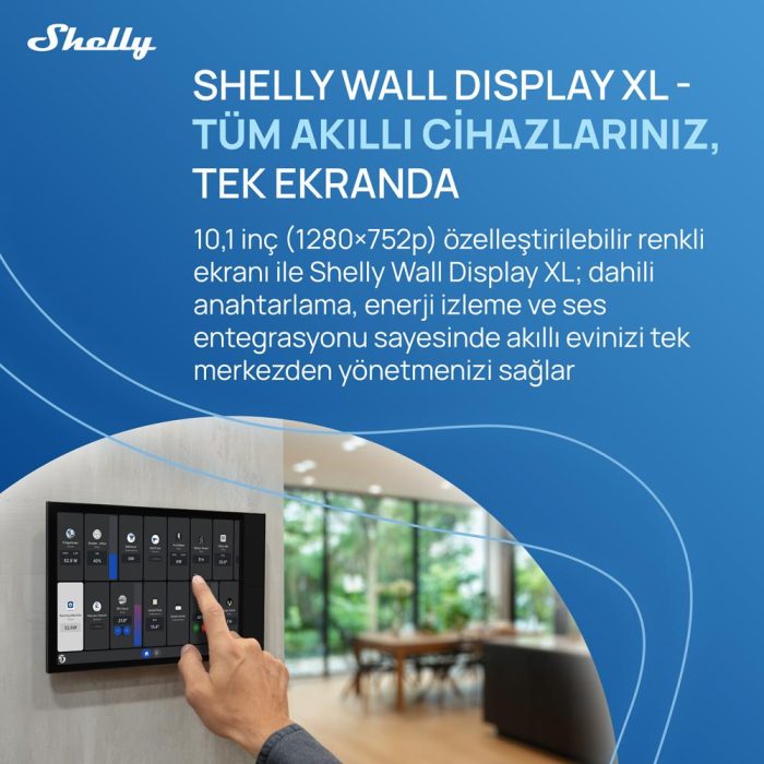 Shelly Wall Display XL Akıllı Ev Kontrol Paneli - Görsel 2