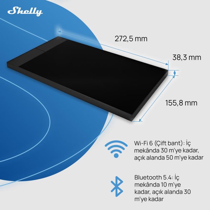 Shelly Wall Display XL Akıllı Ev Kontrol Paneli - Görsel 3