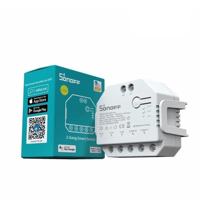 Sonoff DUALR3 Lite Wi-Fi 2 Kanal Akıllı Röle - Görsel 2