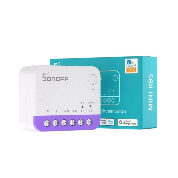 Sonoff MINI-RBS Matter Wi-Fi Akıllı Panjur Kontrol Rölesi - Görsel 2