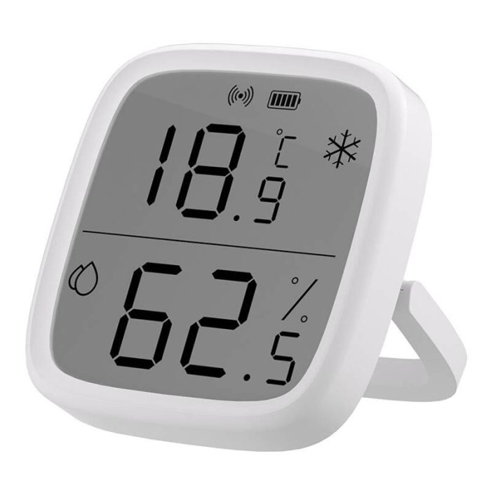 Sonoff SNZB-02D LCD Ekranlı Akıllı Sıcaklık ve Nem Sensörü - Görsel 3
